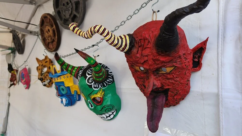 máscaras mexicanas de diablos